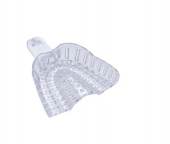 Ложка для снятия слепков пластиковая ПРОЗРАЧНАЯ ВЕРХ (№L1) большие JNB (1шт) 